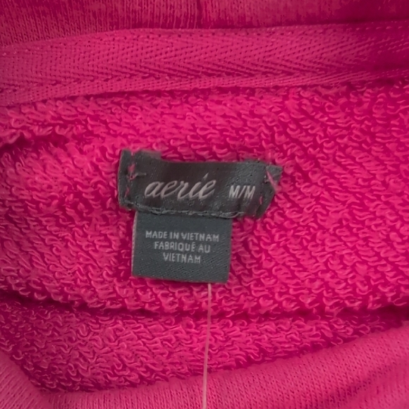 Aerie Vivid Pink Turtleneck Sweater - Picture 6 of 8